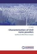 Characterization of ZnO nano powders