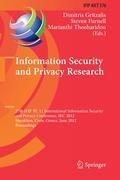 Information Security and Privacy Research