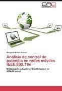 Análisis de control de potencia en redes móviles IEEE 802.16e