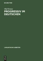 Progressiv im Deutschen