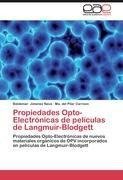 Propiedades Opto-Electrónicas de películas de Langmuir-Blodgett