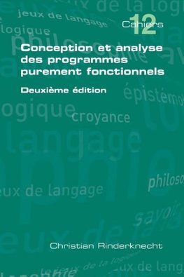 Conception Et Analyse Des Programmes Purement Fonctionnels