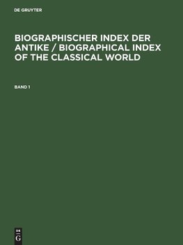 Biographischer Index der Antike