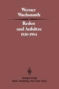 Reden und Aufsätze 1930-1984