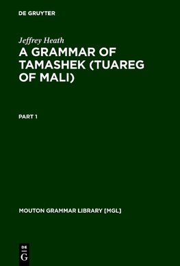 A Grammar of Tamashek (Tuareg of Mali)