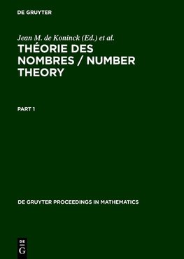 Théorie des nombres / Number Theory