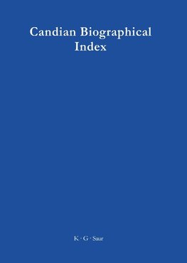 Canadian Biographical Index