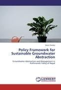 Policy Framework for Sustainable Groundwater Abstraction