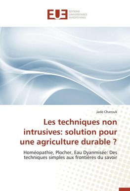 Les techniques non intrusives: solution pour une agriculture durable ?