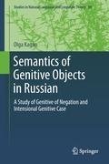 Semantics of Genitive Objects in Russian