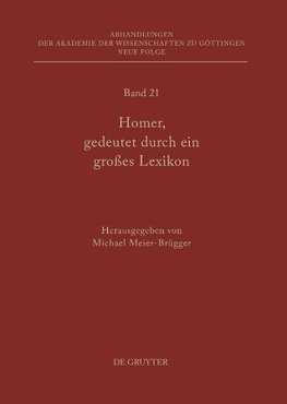 Homer, gedeutet durch ein großes Lexikon