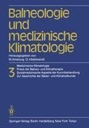 Balneologie und medizinische Klimatologie