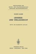 Urheber- und Verlagsrecht