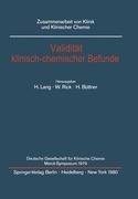 Validität klinisch-chemischer Befunde