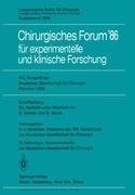 103. Kongreß der Deutschen Gesellschaft für Chirurgie München, 23.-26. April 1986