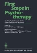 First Steps in Psychotherapy