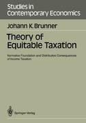 Theory of Equitable Taxation