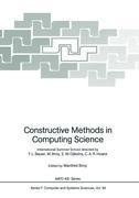 Constructive Methods in Computing Science