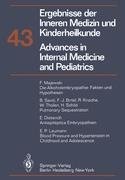 Advances in Internal Medicine and Pediatrics/Ergebnisse der Inneren Medizin und Kinderheilkunde