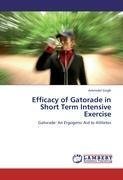 Efficacy of Gatorade in Short Term Intensive Exercise