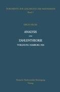 Analysis und Zahlentheorie