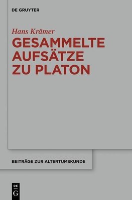 Gesammelte Aufsätze zu Platon