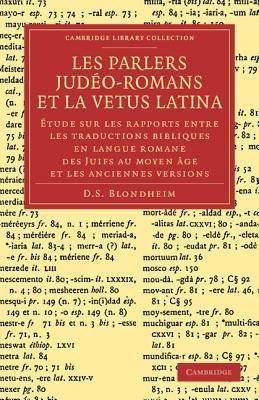 Les Parlers Jude O-Romans Et La Vetus Latina