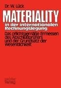 Materiality in der internationalen Rechnungslegung