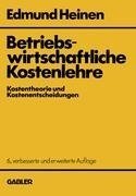 Betriebswirtschaftliche Kostenlehre