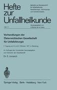 Verhandlungen der Österreichischen Gesellschaft für Unfallchirurgie