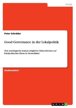 Good Governance in der Lokalpolitik