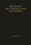 Ergebnisse der Chirurgie und Orthopädie