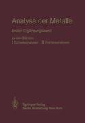 Analyse der Metalle