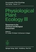 Physiological Plant Ecology III