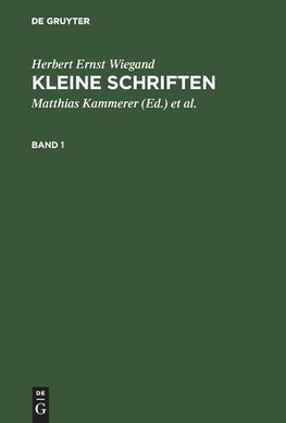 Kleine Schriften