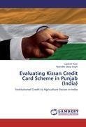 Evaluating Kissan Credit Card Scheme in Punjab (India)