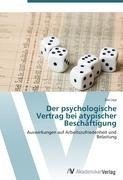 Der psychologische  Vertrag bei atypischer  Beschäftigung