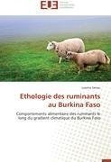 Ethologie des ruminants au Burkina Faso