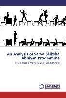 An Analysis of Sarva Shiksha Abhiyan Programme