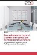 Procedimientos para el Control al Proceso de Formación Universitaria