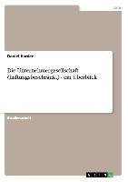 Die Unternehmergesellschaft (haftungsbeschränkt) - ein Überblick