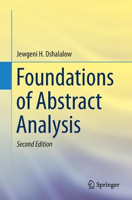 Foundations of Abstract Analysis