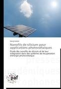 Nanofils de silicium pour applications photovoltaïques