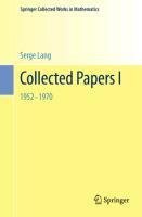 Collected Papers I