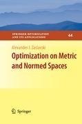 Optimization on Metric and Normed Spaces