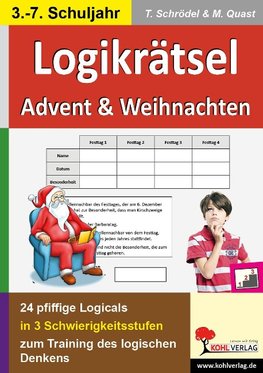 Logikrätsel Advent & Weihnachten