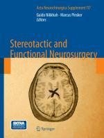 Stereotactic and Functional Neurosurgery