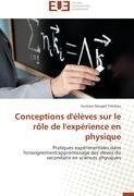 Conceptions d'élèves sur le rôle de l'expérience en physique