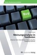 Meinungsanalyse in Textdaten