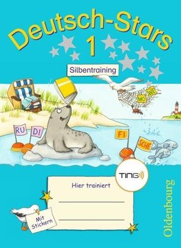 Deutsch-Stars 1 Schuljahr. Silbentraining. Ting-Ausgabe